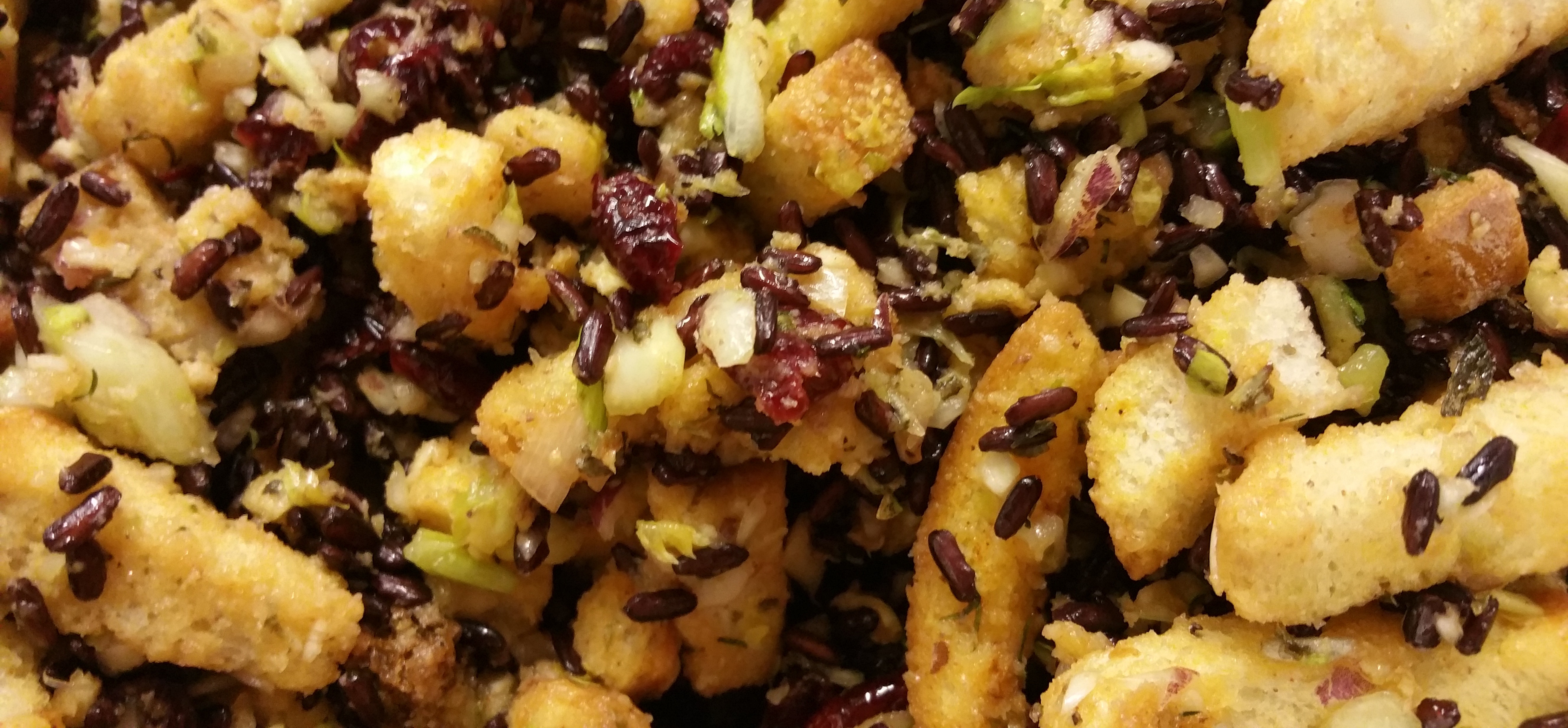 Cranberry & Wild Rice Stuffing for Turkey